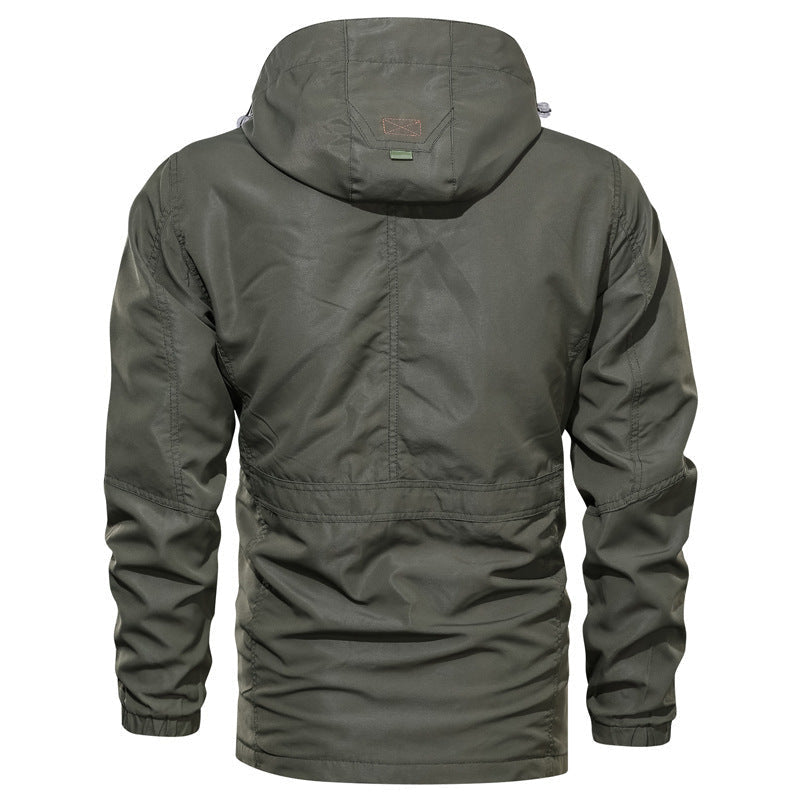 Parka mit Kapuze und Taillenzug für Herren