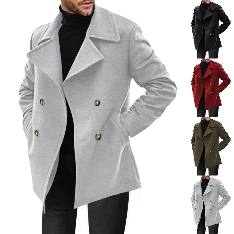 Cabanjacke Herren mit breitem Revers und Taillierung
