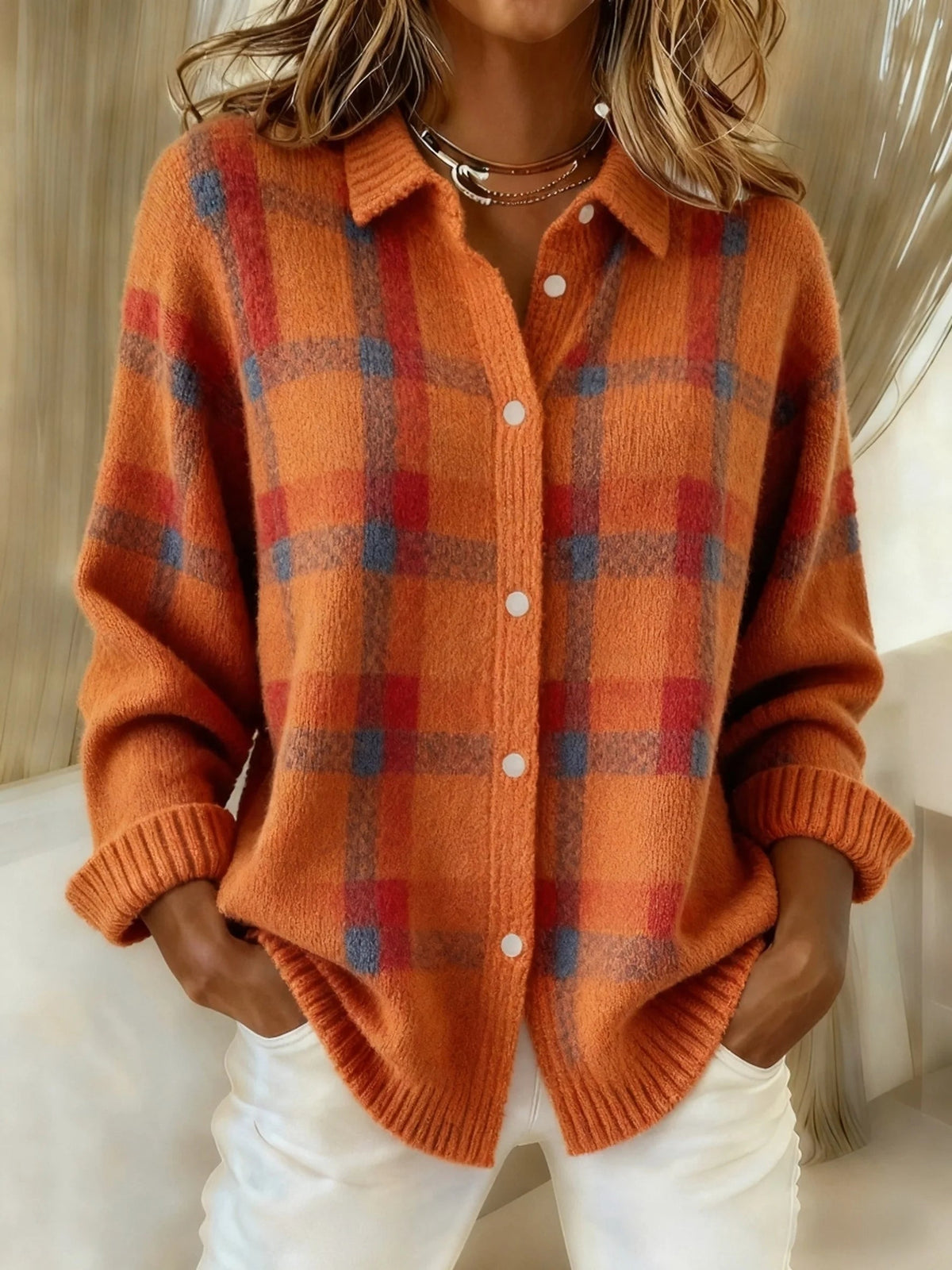 Pullunder aus Strick mit Knopfdetails für Damen