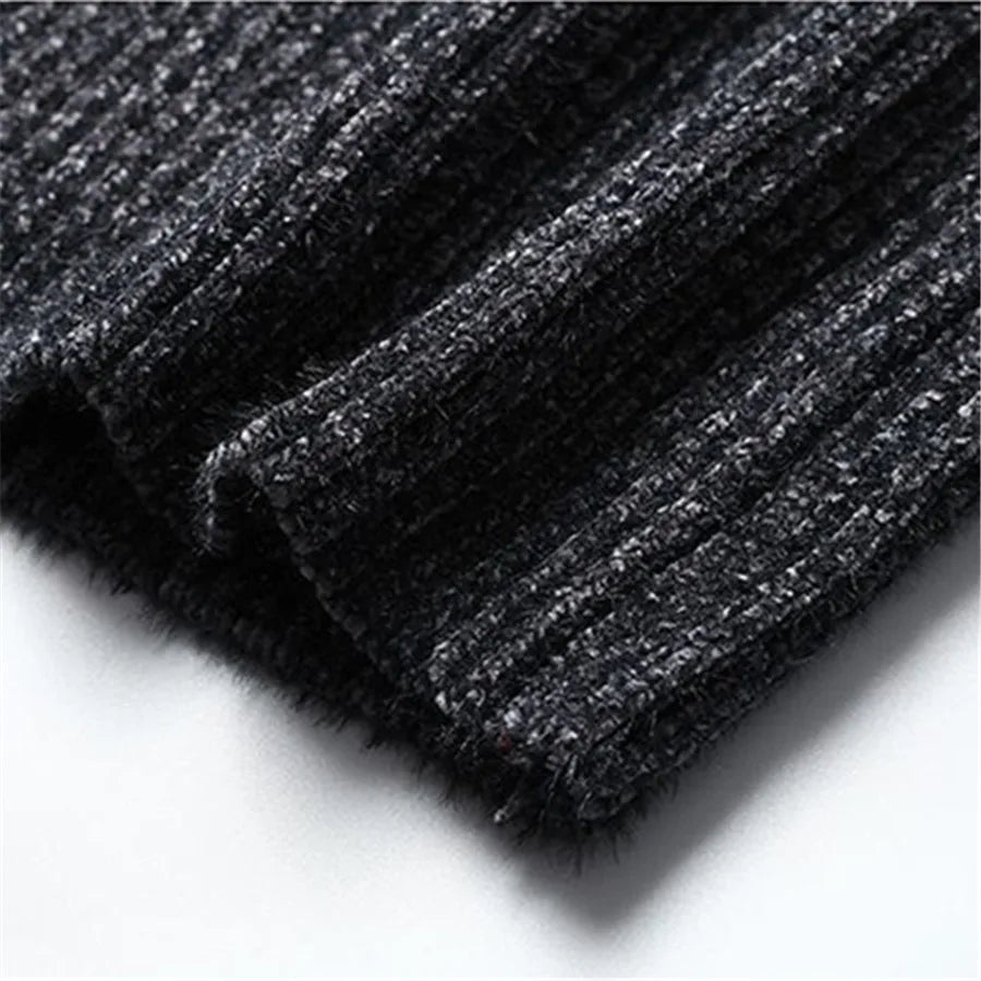Rollkragenpullover mit Rippstrick, schmal geschnitten für Herren