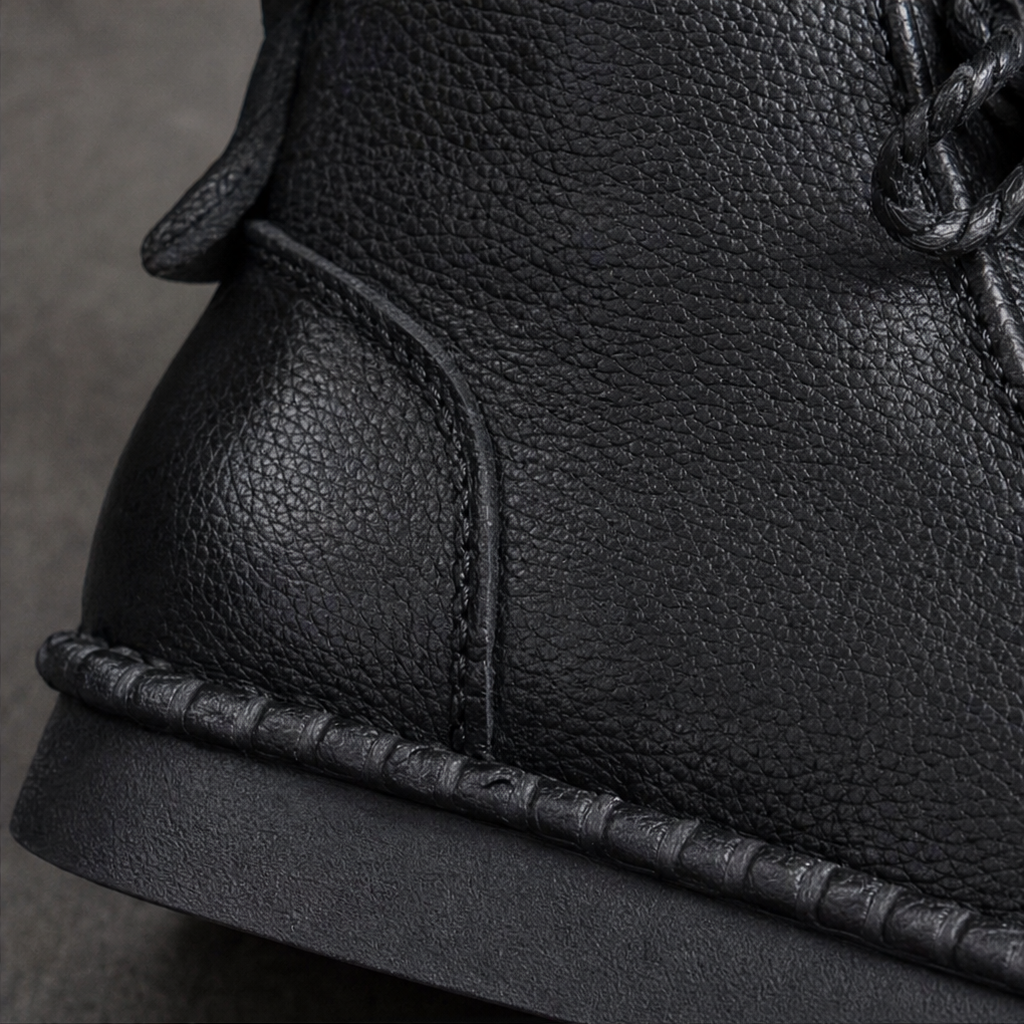 Schnürboots im Retro-Stil mit Gummisohle für Damen