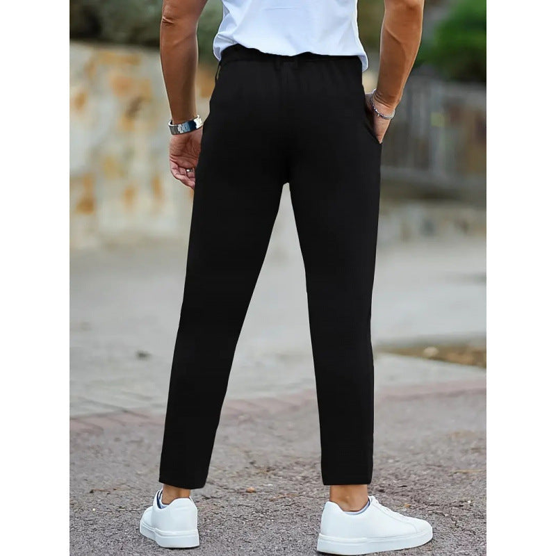 Stoffhose mit schmalem Schnitt und Taschen für Herren