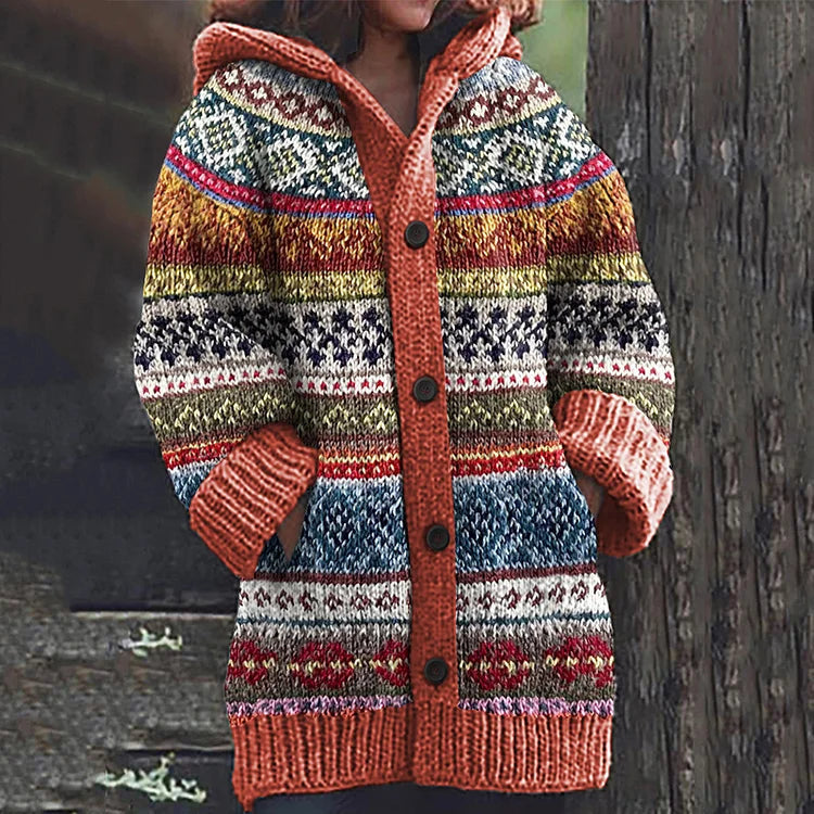 Strickjacke aus Wolle mit normaler Passform für Damen