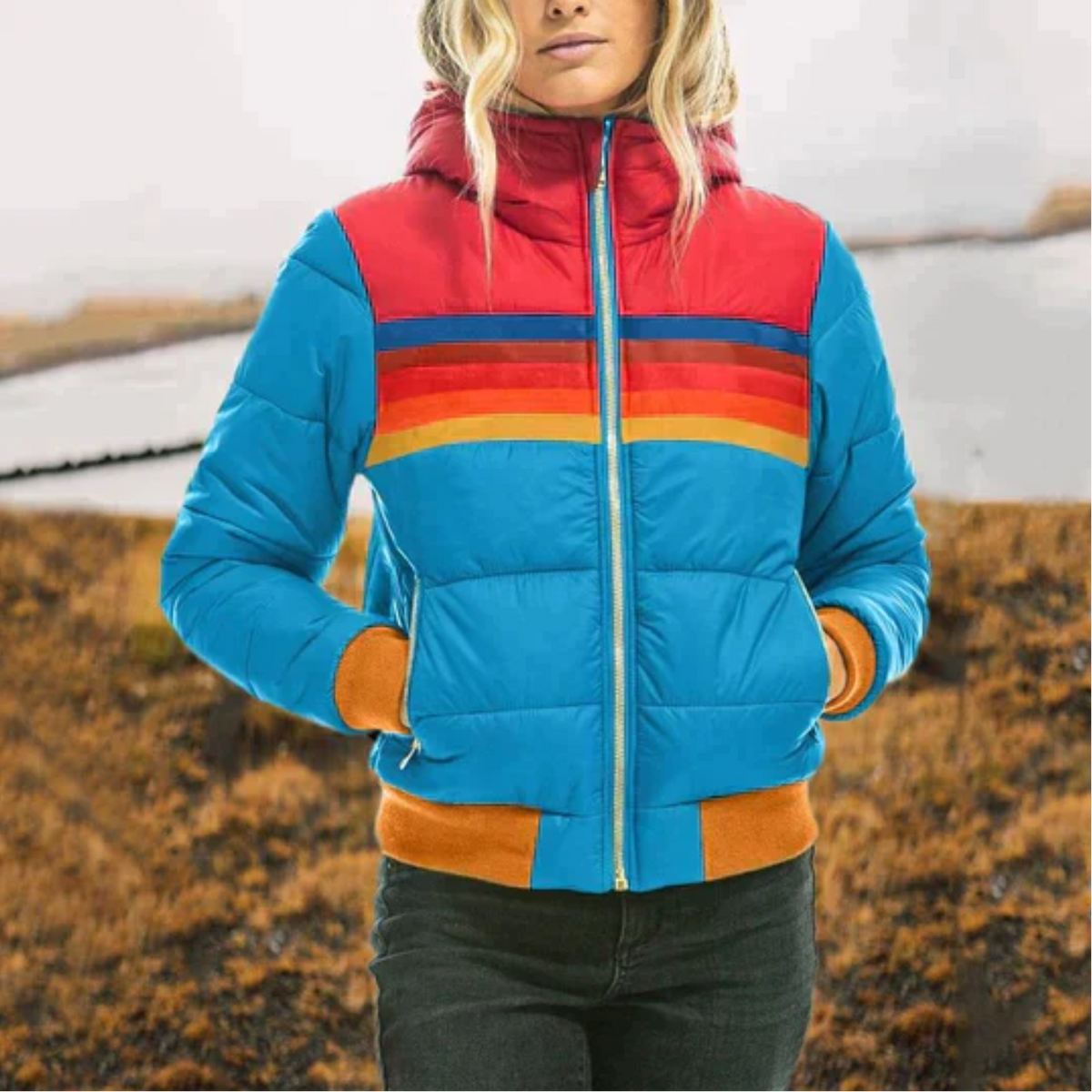 Teddyjacke aus Plüsch für Damen