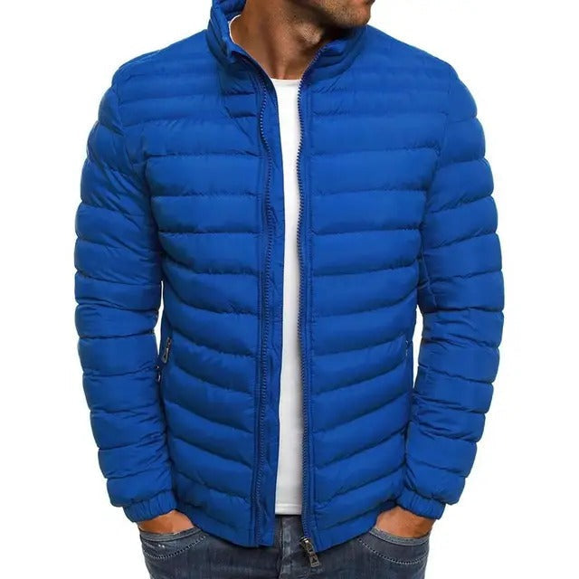 Übergangsjacke mit schlankem Schnitt für Herren - Blau