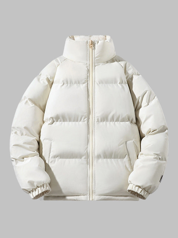Winterjacke Herren mit Fleecefutter, wasserdicht und hüftlang