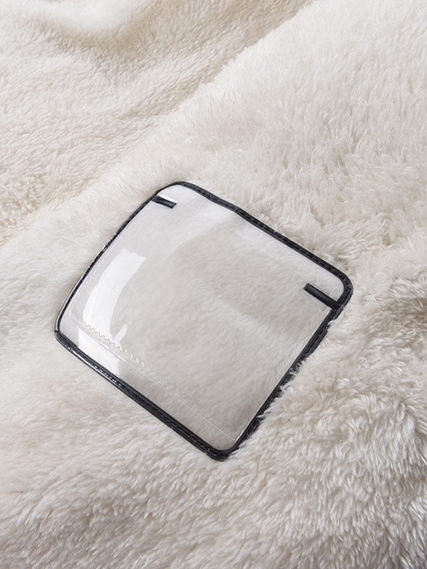 Winterjacke Herren mit Fleecefutter, wasserdicht und hüftlang