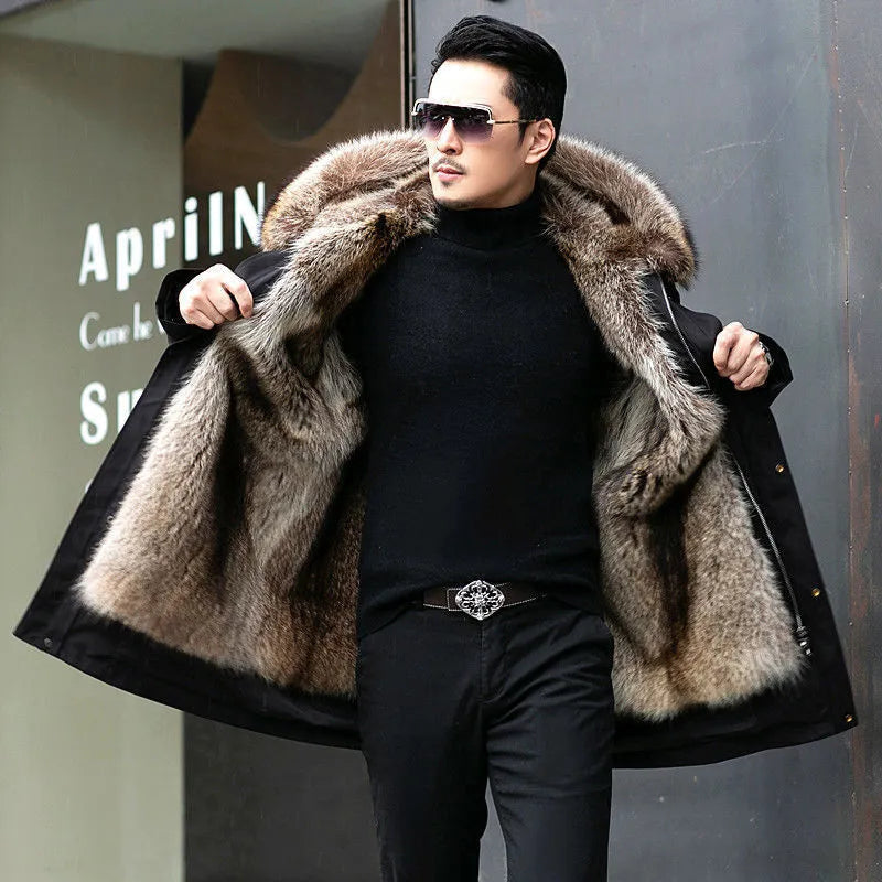 Winterjacke mit Fütterung und Taschen für Herren